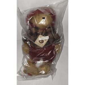 Boyds Bears Aubrey T. Autumnfest 904150 Hooded Coat Plaid Pumpkin NEW UNOPENED!